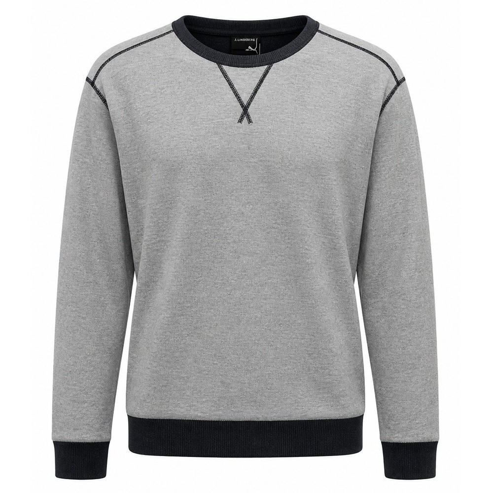 Zanerobe Mens Roscoe Sweatshirt XL Grey Black Streetwear Athleisure Pullover
